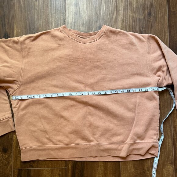 Girlfriend Collective 50/50 Birch Sweatshirt Crewneck Pullover Lounge sporty - Picture 7 of 14